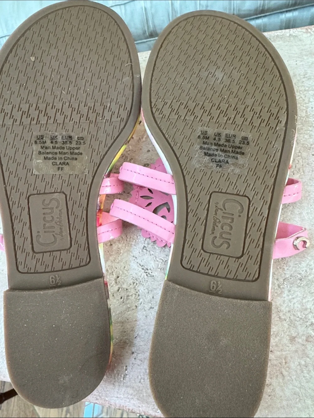 Circus by Sam Edelman Clara Thong Sandals with Tie-Dye Footbed - NIB - size 6.5